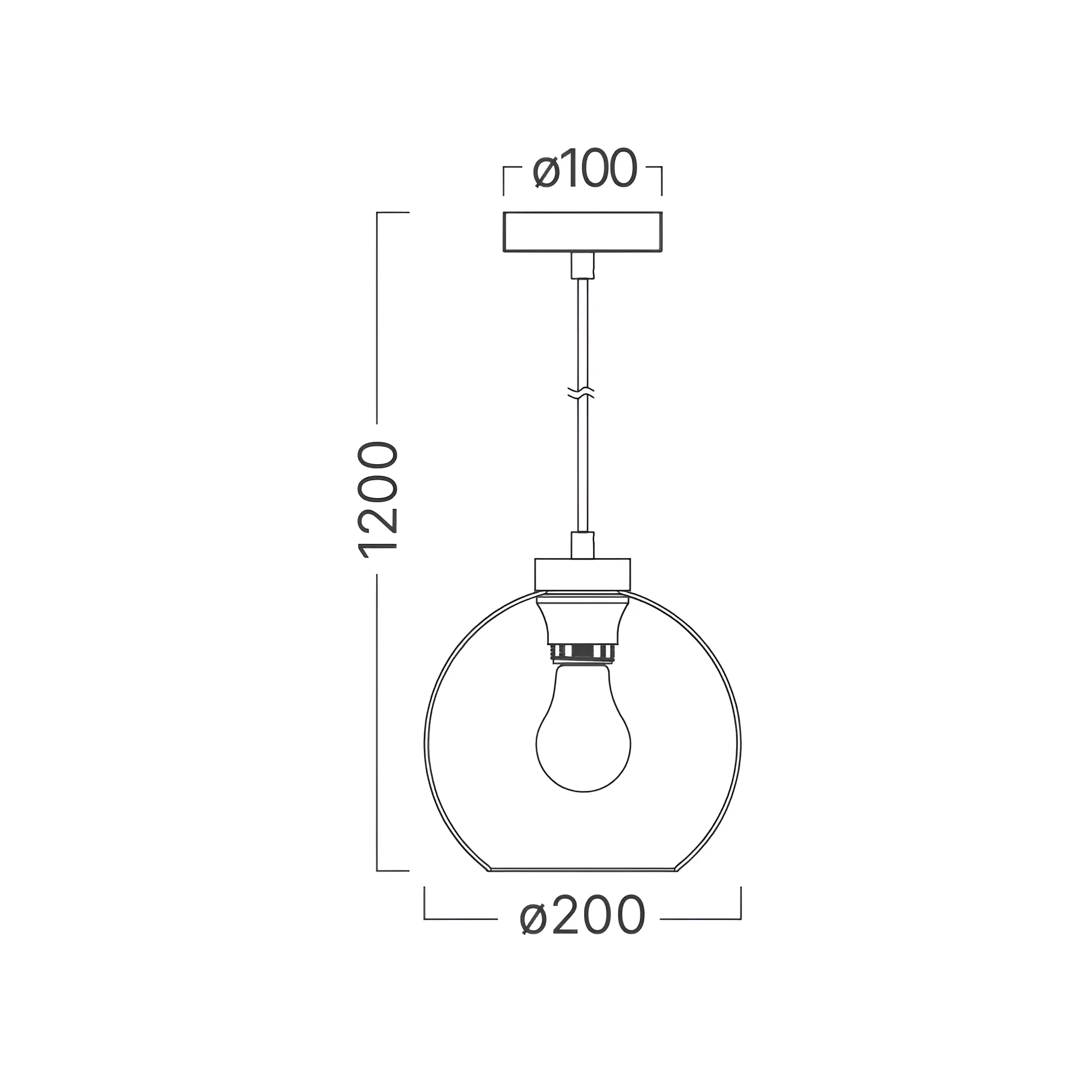 VISILICA E27 SMOKE — slika 4