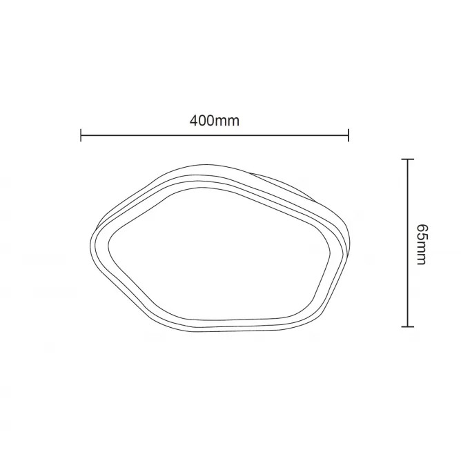 SOLEA 127 LED PLAFONJERA 24/48W CCT PINK DIMABILNA — slika 4
