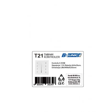 SKY DALJINSKI KONTROLER T21 CRNI — slika 3
