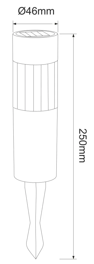 SOLARLEUCHTE EDELSTAHL, 1XLED — slika 3