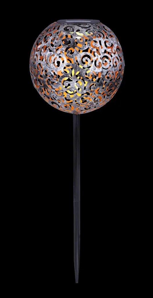 SOLARLEUCHTE METALL SILBERFARBEN, 1XLED — slika 5