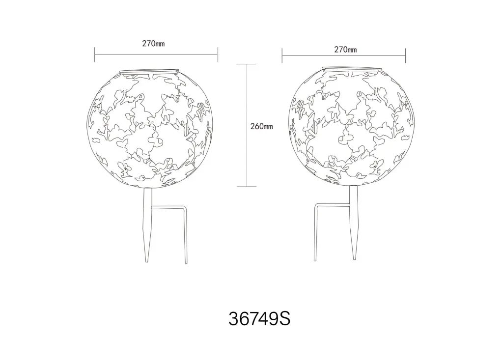 SOLARLEUCHTE METALL SILBERGRAU, 1XLED — slika 5