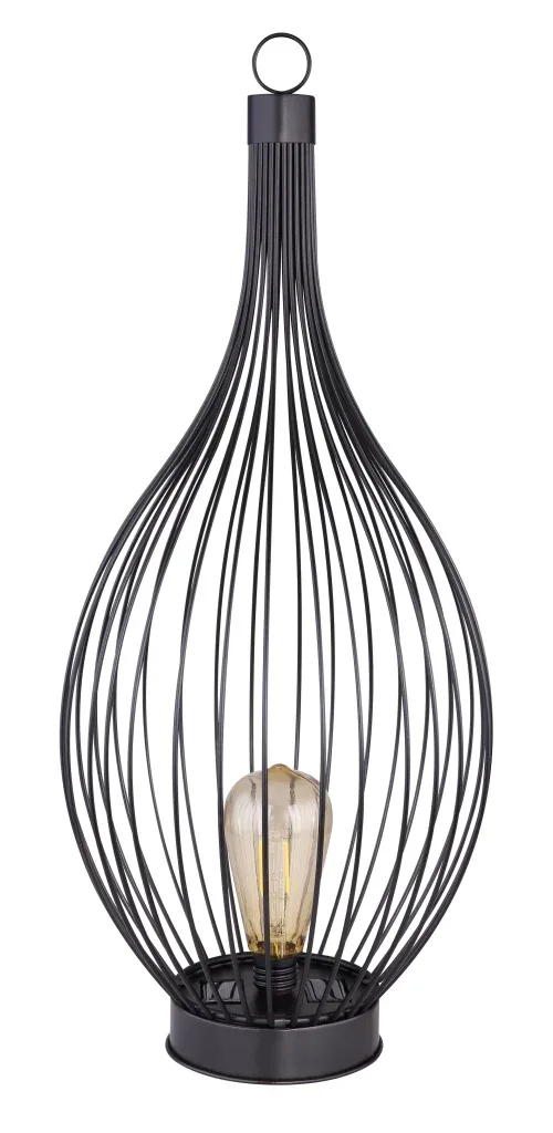 SOLARLEUCHTE METALL SCHWARZ, 1XLED — slika 2