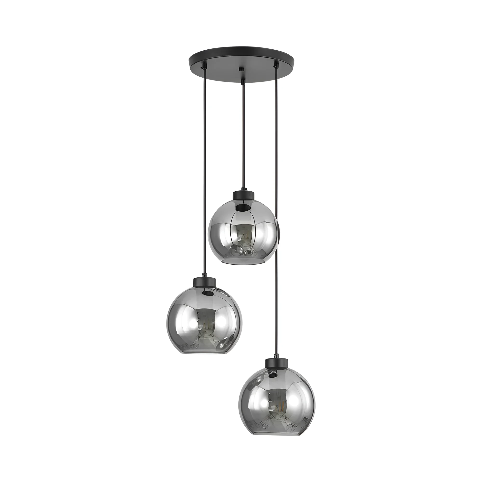 VISILICA 3-GLAVA E27 SMOKE — slika 3