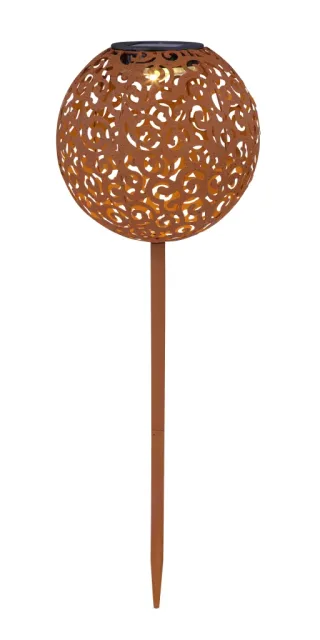 SOLARLEUCHTE METALL ROSTFARBEN, 1XLED