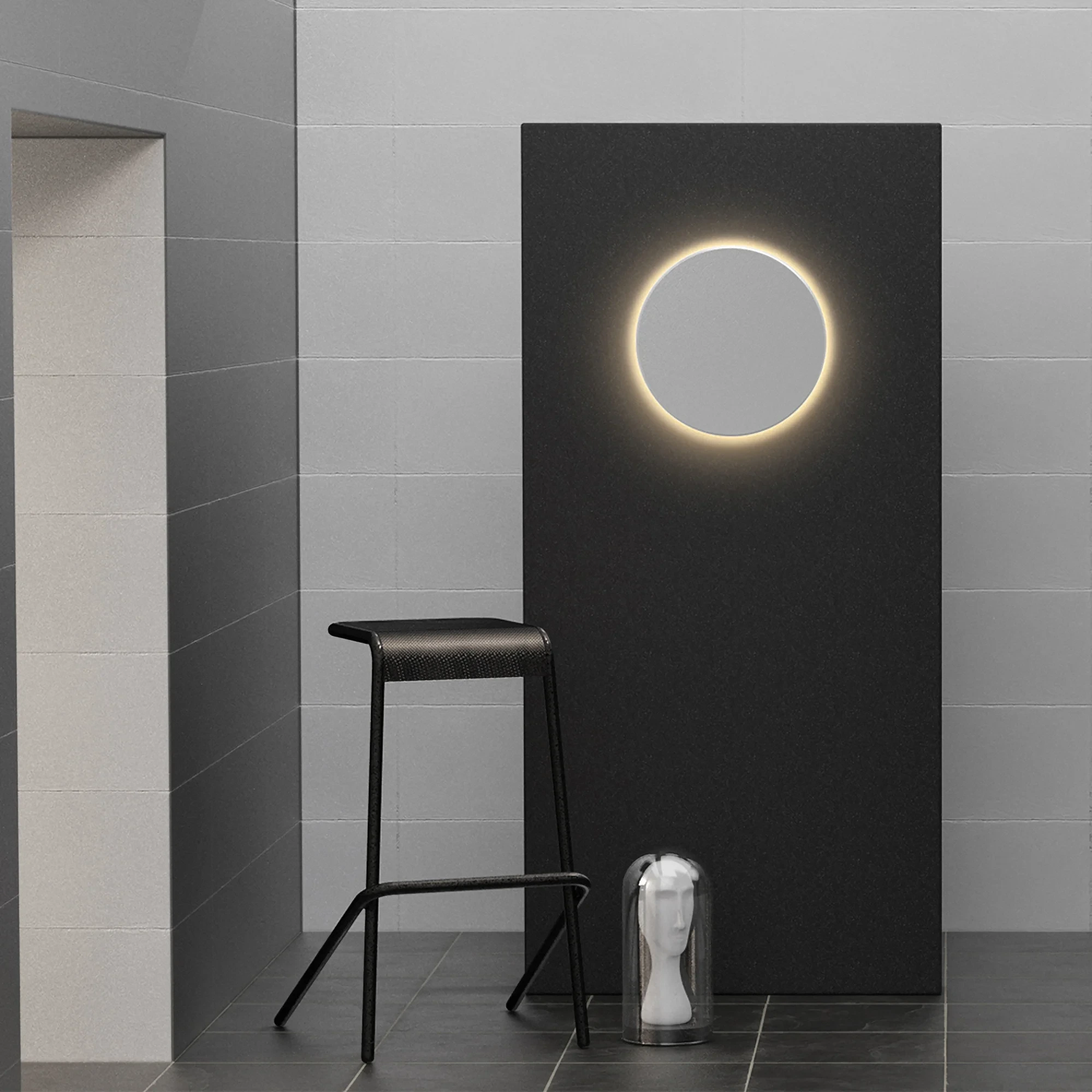LED ZIDNA SVETILJKA OKRUGLA 10W BELI CCT IP65 — slika 2