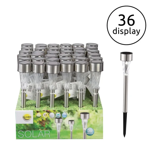 SOLARLEUCHTE EDELSTAHL, 1XLED