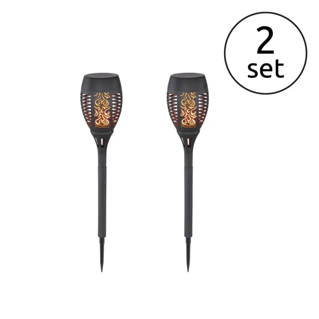 SOLARLEUCHTE KUNSTSTOFF SCHWARZ, 36XLED