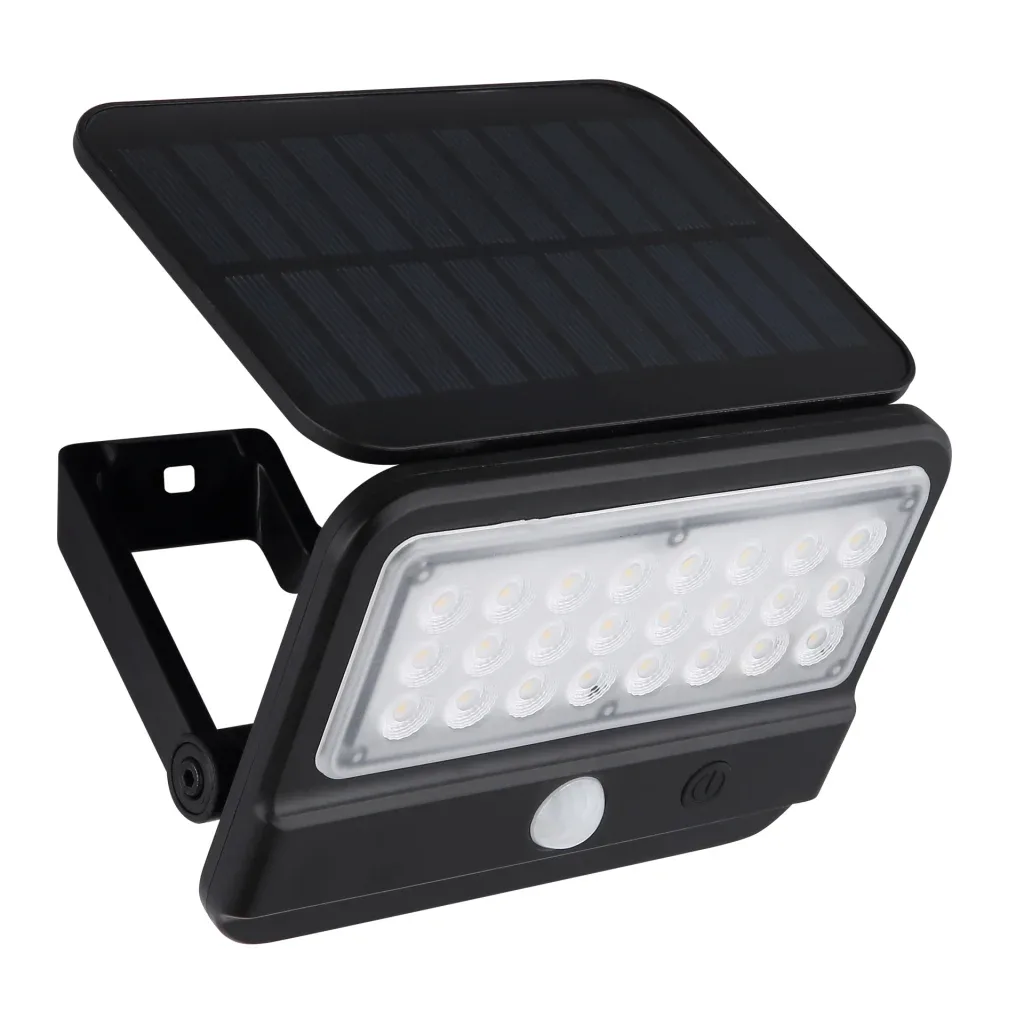 SOLARLEUCHTE KUNSTSTOFF SCHWARZ MATT, 1XLED — slika 2