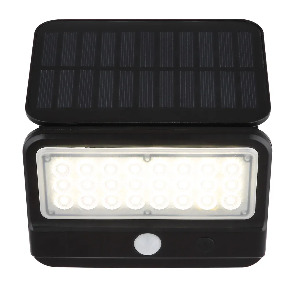 SOLARLEUCHTE KUNSTSTOFF SCHWARZ MATT, 1XLED — slika 3