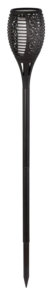 SOLARLEUCHTE KUNSTSTOFF SCHWARZ, 54XLED — slika 2