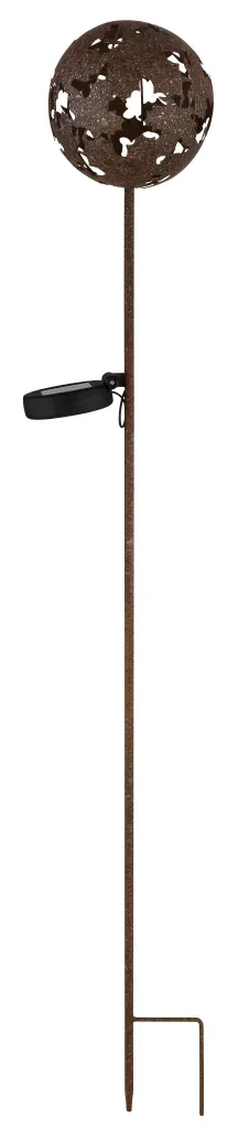 SOLARLEUCHTE METALL ROSTFARBEN, 1XLED — slika 2