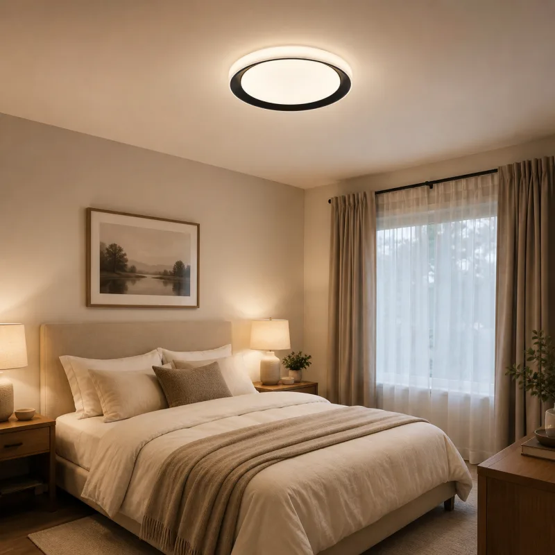 SOLEA 101 LED PLAFONJERA 24/48W CCT CRNA DIMABILNA — slika 2