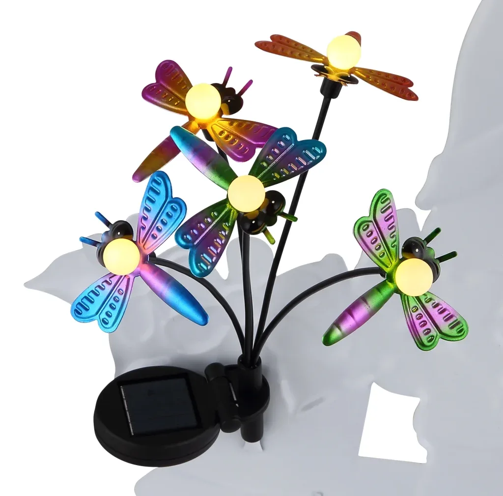 SOLARLEUCHTE METALL BUNT, 5XLED — slika 4