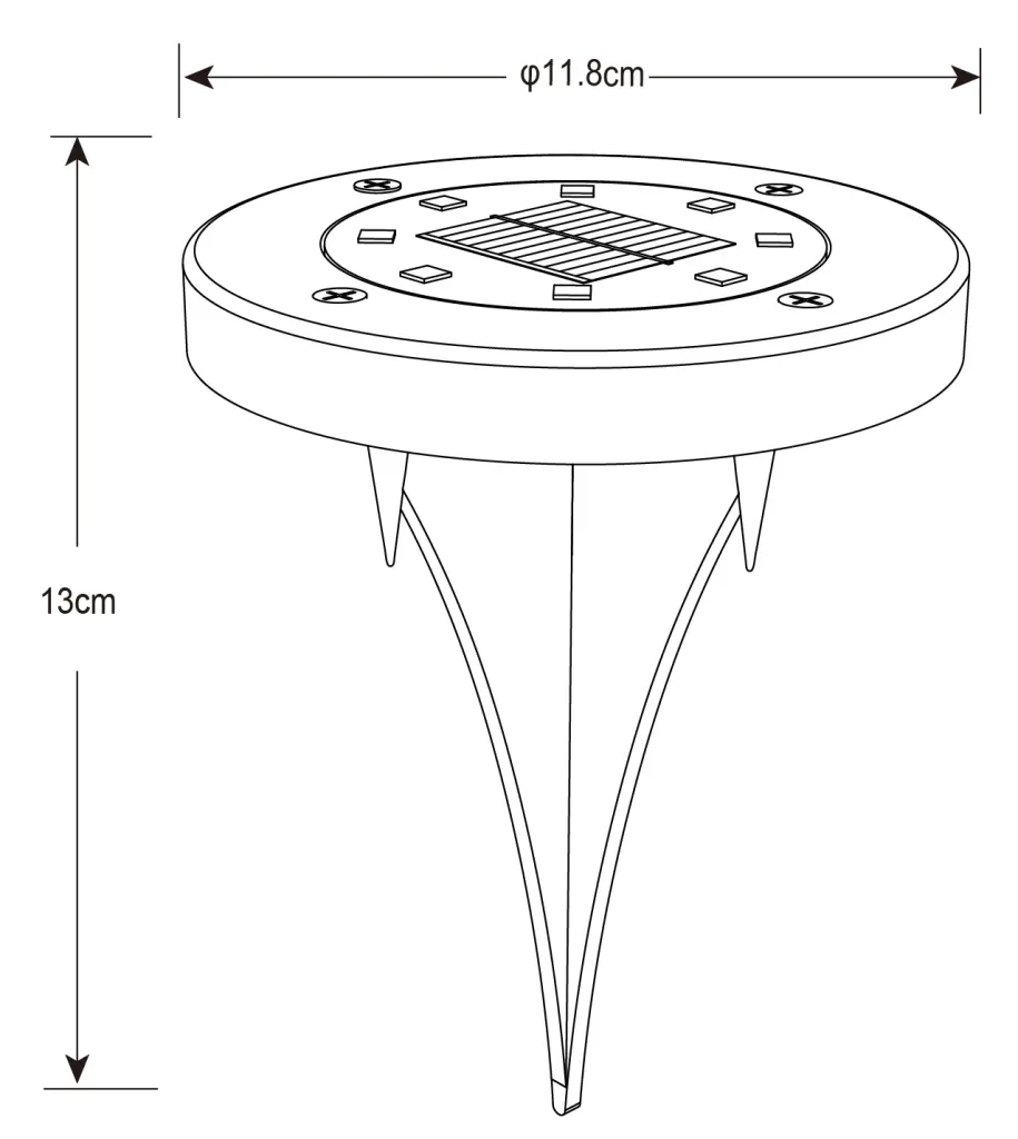SOLARLEUCHTE EDELSTAHL, 8XLED — slika 11