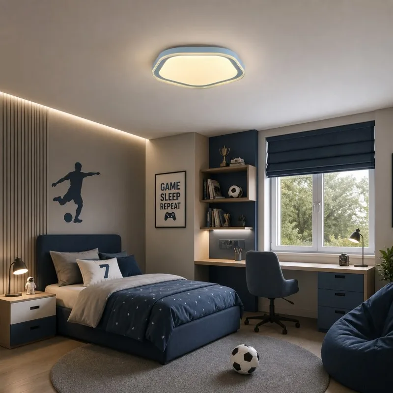 SOLEA 128 LED PLAFONJERA 24/48W CCT PLAVA DIMABILNA — slika 2