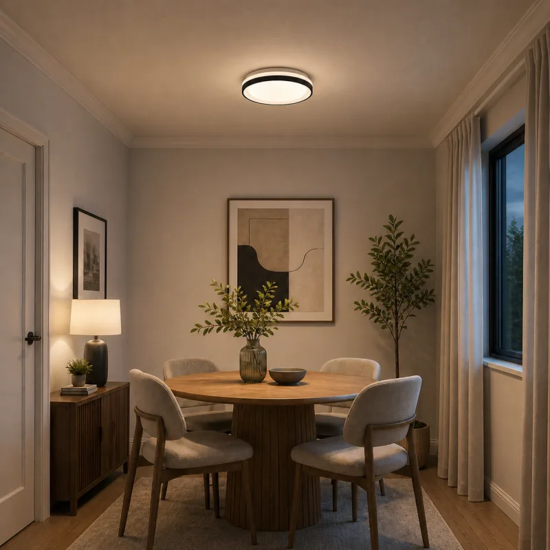 SOLEA 124 LED PLAFONJERA 24/48W CCT CRNA DIMABILNA — slika 2