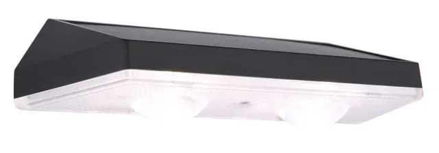 SOLARLEUCHTE KUNSTSTOFF SCHWARZ MATT, 1XLED