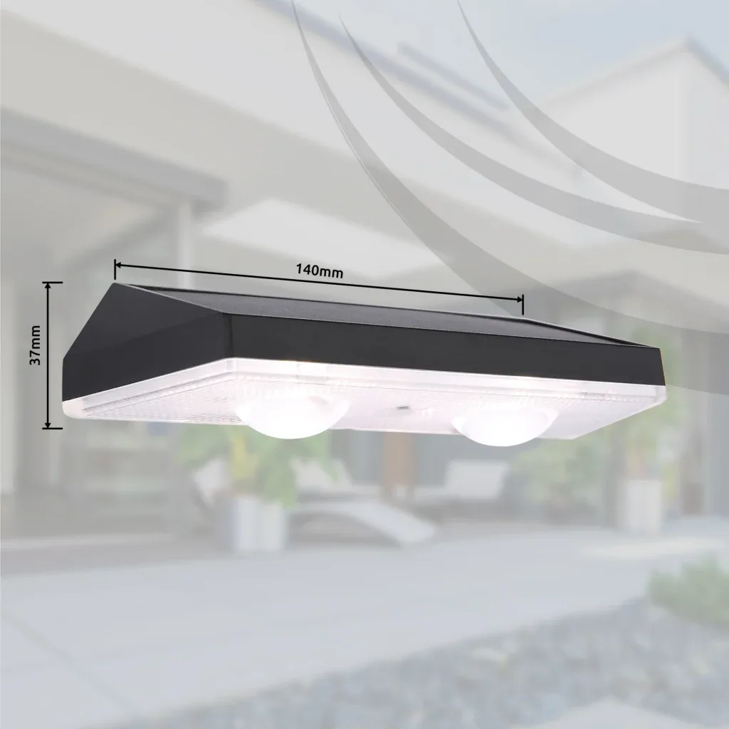 SOLARLEUCHTE KUNSTSTOFF SCHWARZ MATT, 1XLED — slika 10