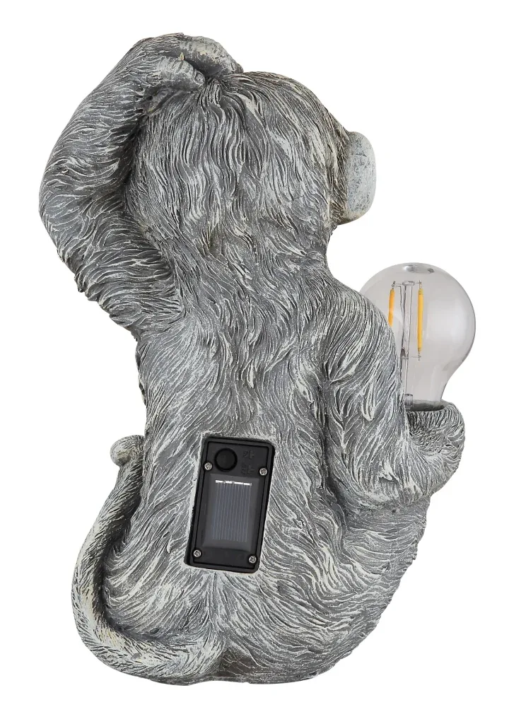 SOLARLEUCHTE KUNSTSTOFF GRAU, 1XLED — slika 4