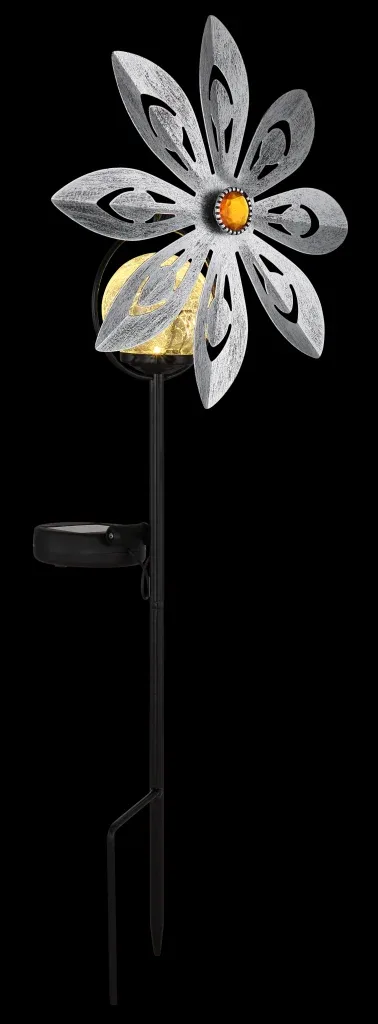 SOLARLEUCHTE METALL SILBERGRAU, 1XLED — slika 6