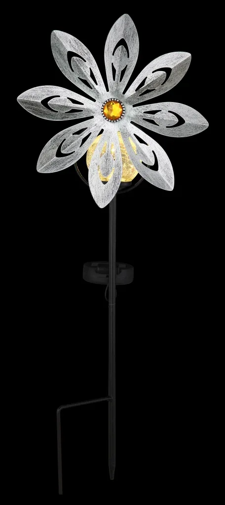 SOLARLEUCHTE METALL SILBERGRAU, 1XLED — slika 7