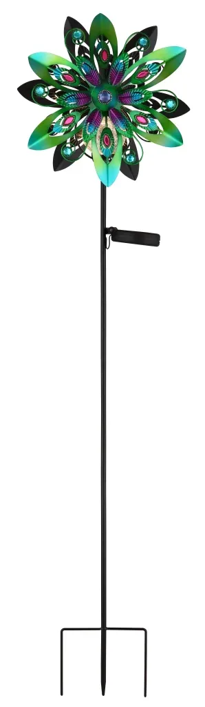 SOLARLEUCHTE METALL BUNT, 1XLED — slika 3