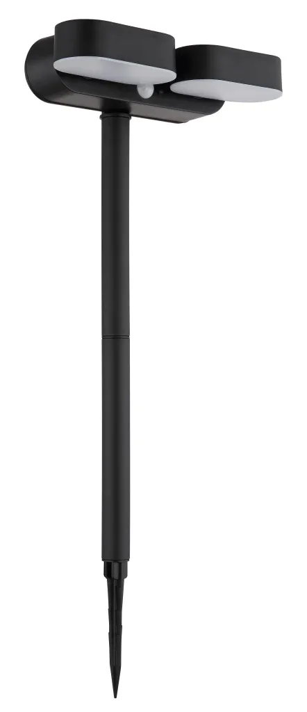 SOLARLEUCHTE KUNSTSTOFF SCHWARZ MATT, 1XLED — slika 2