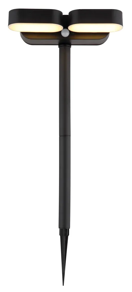 SOLARLEUCHTE KUNSTSTOFF SCHWARZ MATT, 1XLED — slika 3