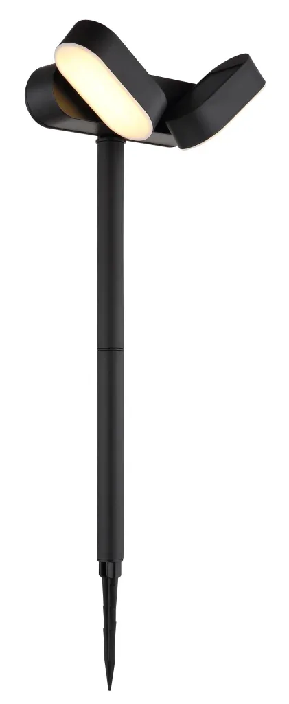 SOLARLEUCHTE KUNSTSTOFF SCHWARZ MATT, 1XLED — slika 5
