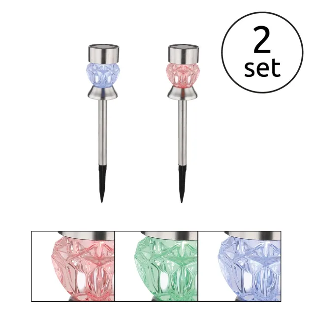 SOLARLEUCHTE EDELSTAHL, 1XLED