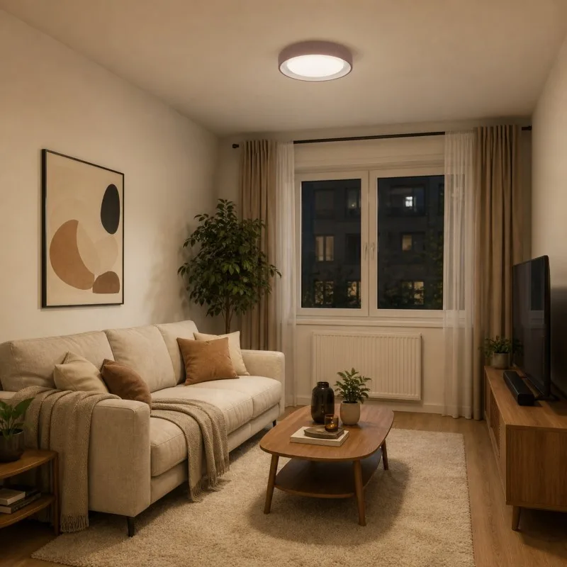 SOLEA 115 LED PLAFONJERA 24/48W CCT BELA/CAPPUCCINO DIMABILNA — slika 2