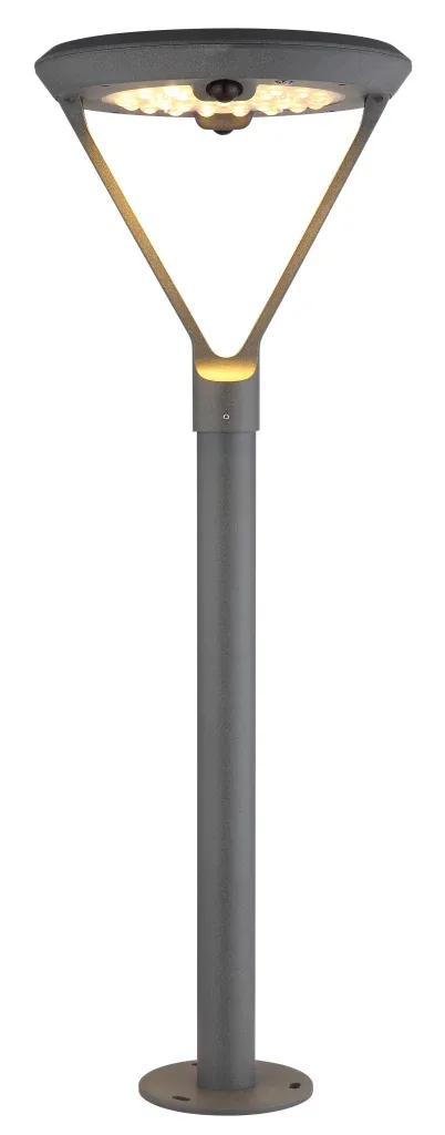 SOLARLEUCHTE ALUMINIUM DRUCKGUSS GRAU, 1XLED — slika 4