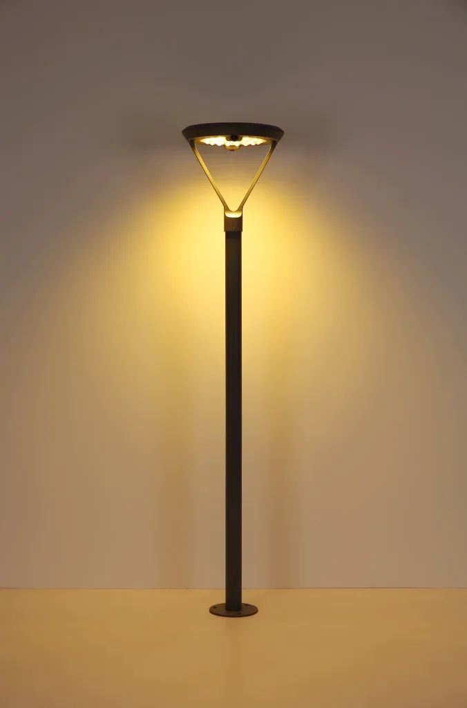 SOLARLEUCHTE ALUMINIUM DRUCKGUSS GRAU, 1XLED — slika 6