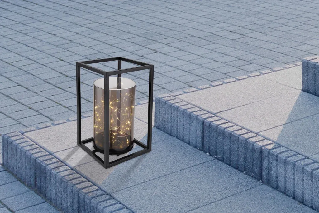 SOLARLEUCHTE METALL SCHWARZ, 40XLED — slika 6