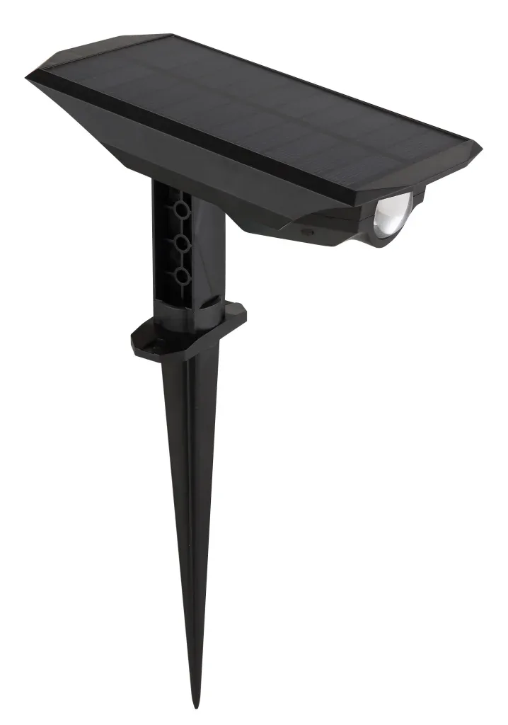 SOLARLEUCHTE KUNSTSTOFF SCHWARZ MATT, 1XLED — slika 2