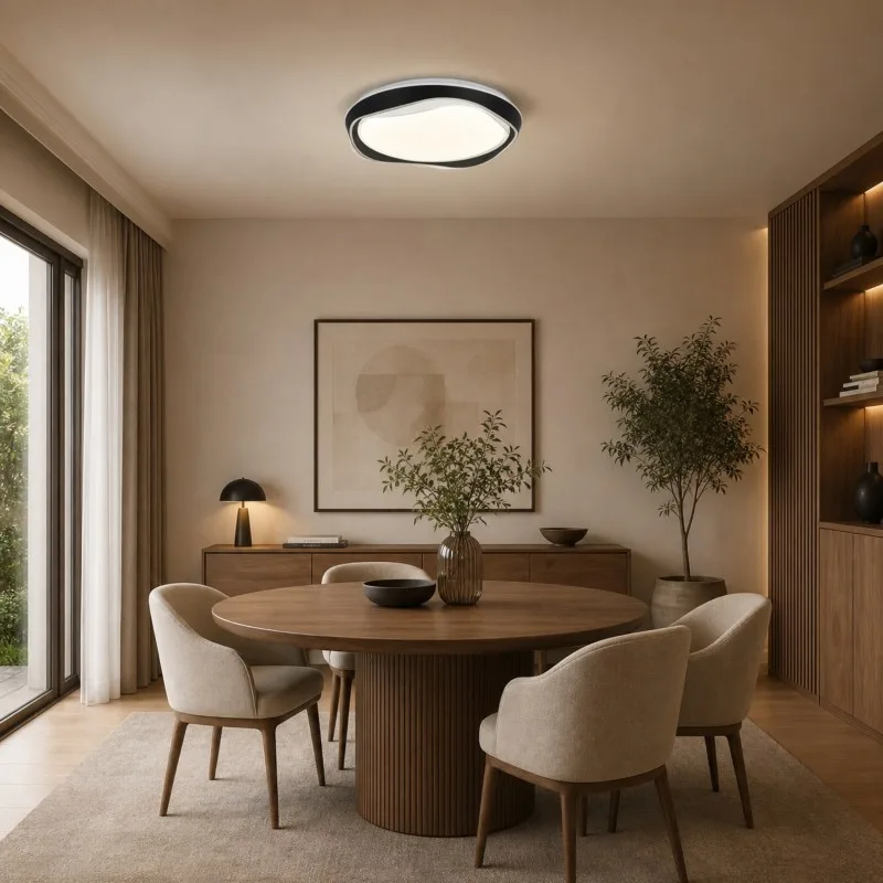 SOLEA 107 LED PLAFONJERA 24/48W CCT CRNA DIMABILNA — slika 2