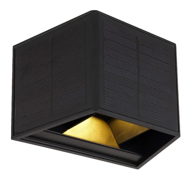 SOLARLEUCHTE KUNSTSTOFF SCHWARZ, 1XLED