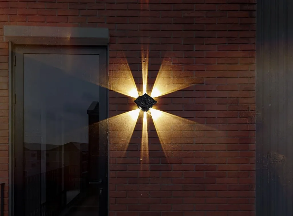 SOLARNA LAMPA PLASTIKA CRNA, 1XLED — slika 2