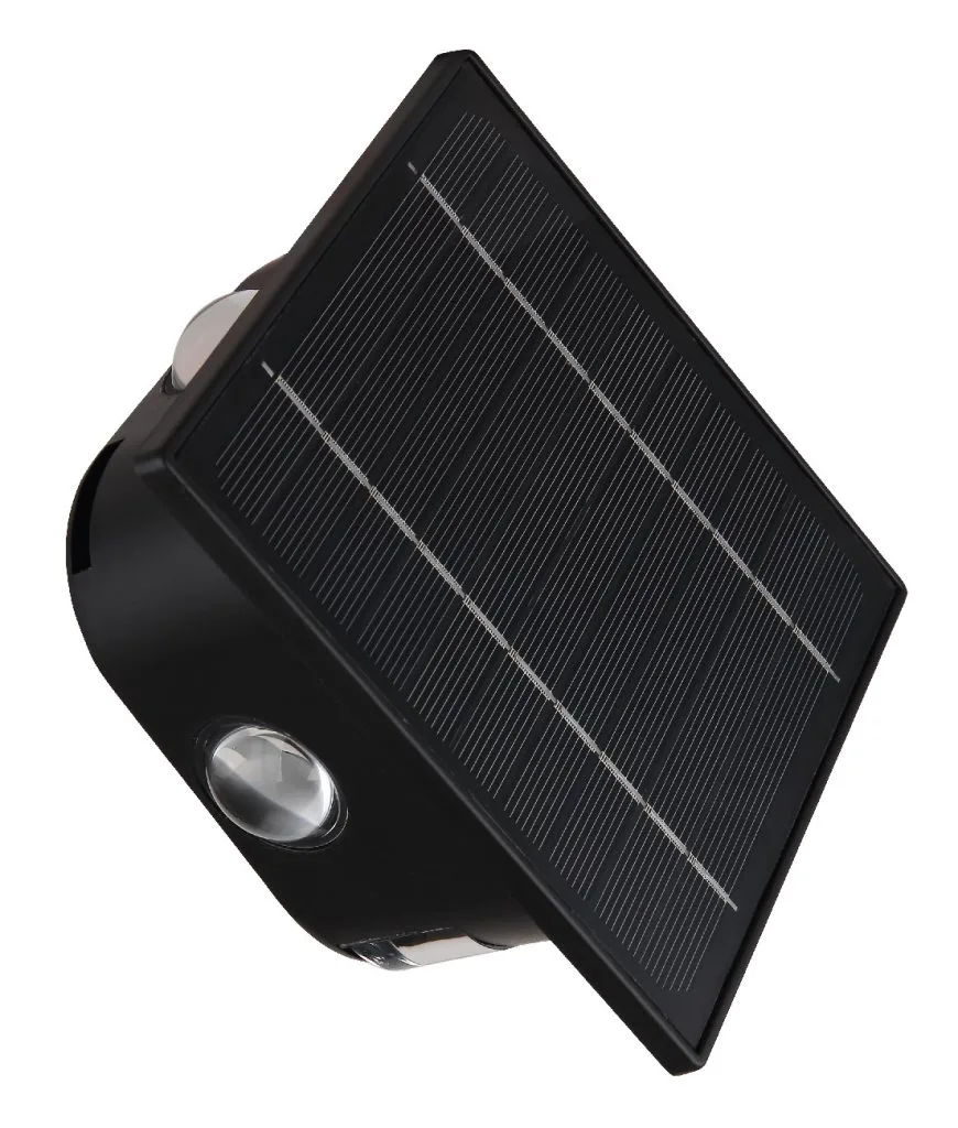SOLARNA LAMPA PLASTIKA CRNA, 1XLED — slika 3