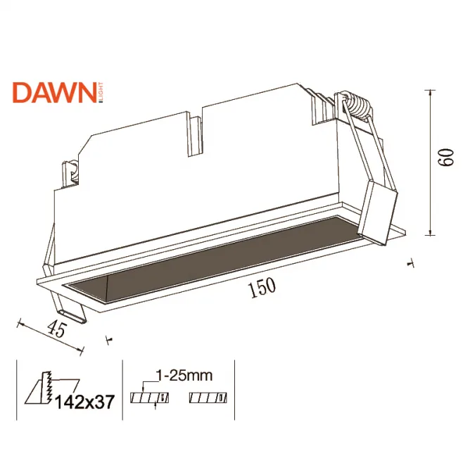 LED SVETILJKA FFL05 13W 3000K  BELA — slika 3