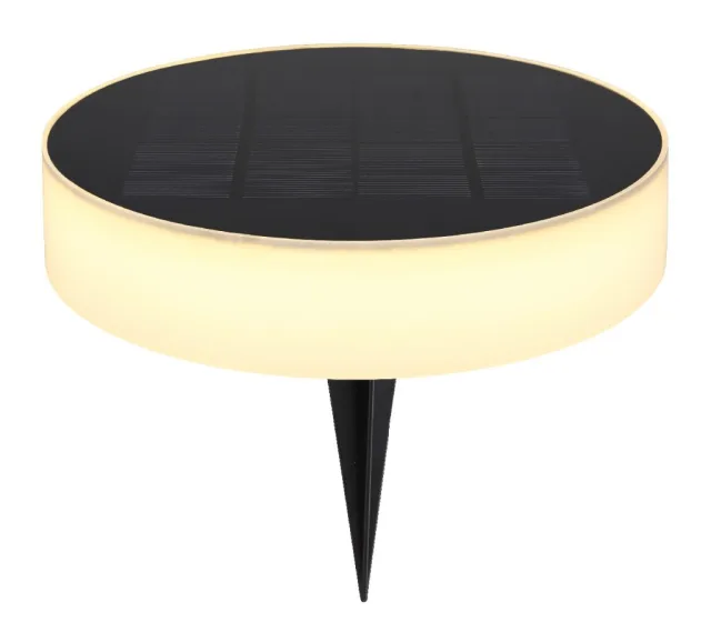 SOLARLEUCHTE KUNSTSTOFF SCHWARZ, 1XLED