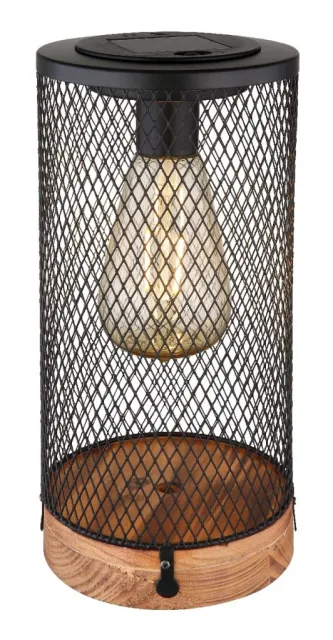 SOLARLEUCHTE HOLZ NATURFARBEN, 1XLED