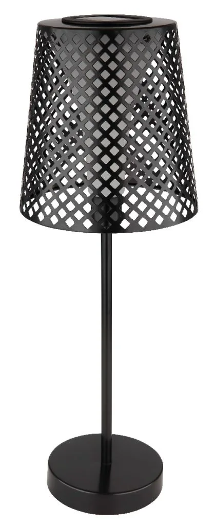 SOLARNA LAMPA METAL CRNA, 1XLED — slika 3