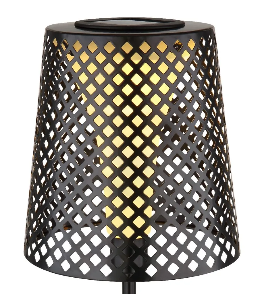 SOLARNA LAMPA METAL CRNA, 1XLED — slika 4
