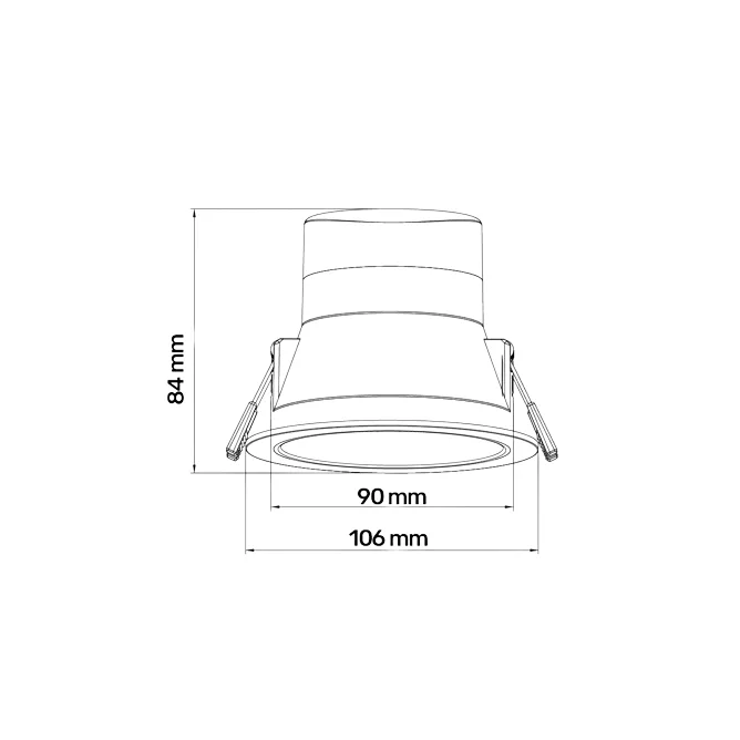 LED SVETILJKA JM-031 DIMABILNA 8W CCT 60° BELA — slika 2