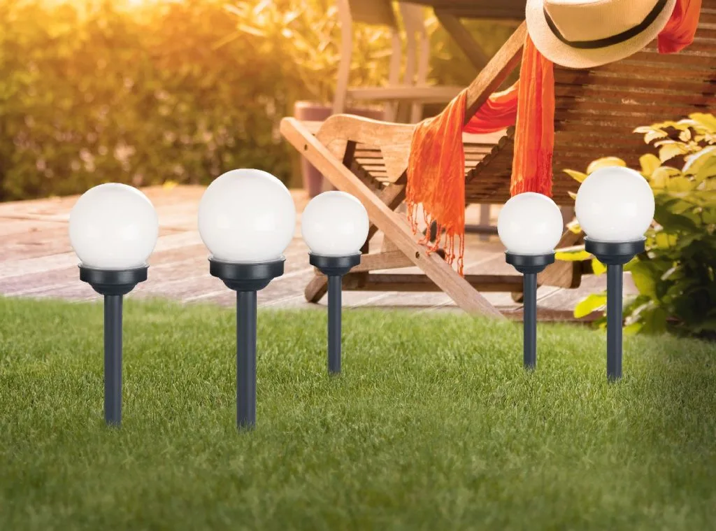 SOLARLEUCHTE KUNSTSTOFF GRAU, 1XLED — slika 2