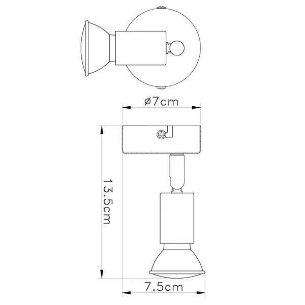 Spot lampa FG101-1 WH — slika 3