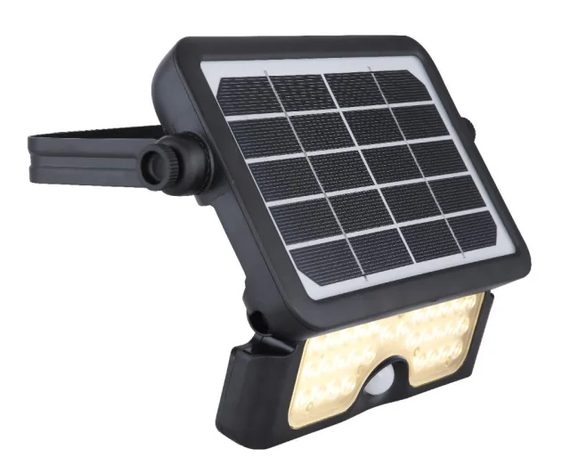 SOLARNA LAMPA PLASTIKA CRNA, 1XLED