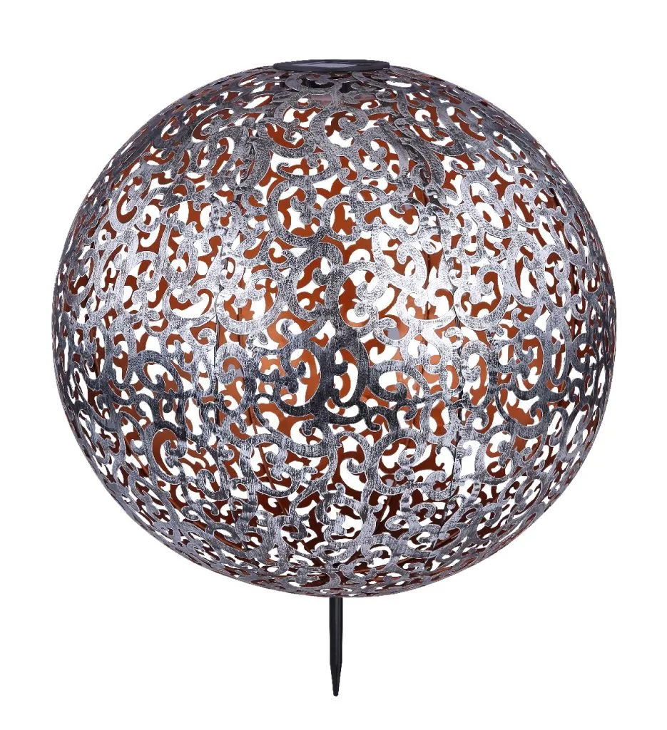 SOLARLEUCHTE METALL SILBERFARBEN, 1XLED — slika 3